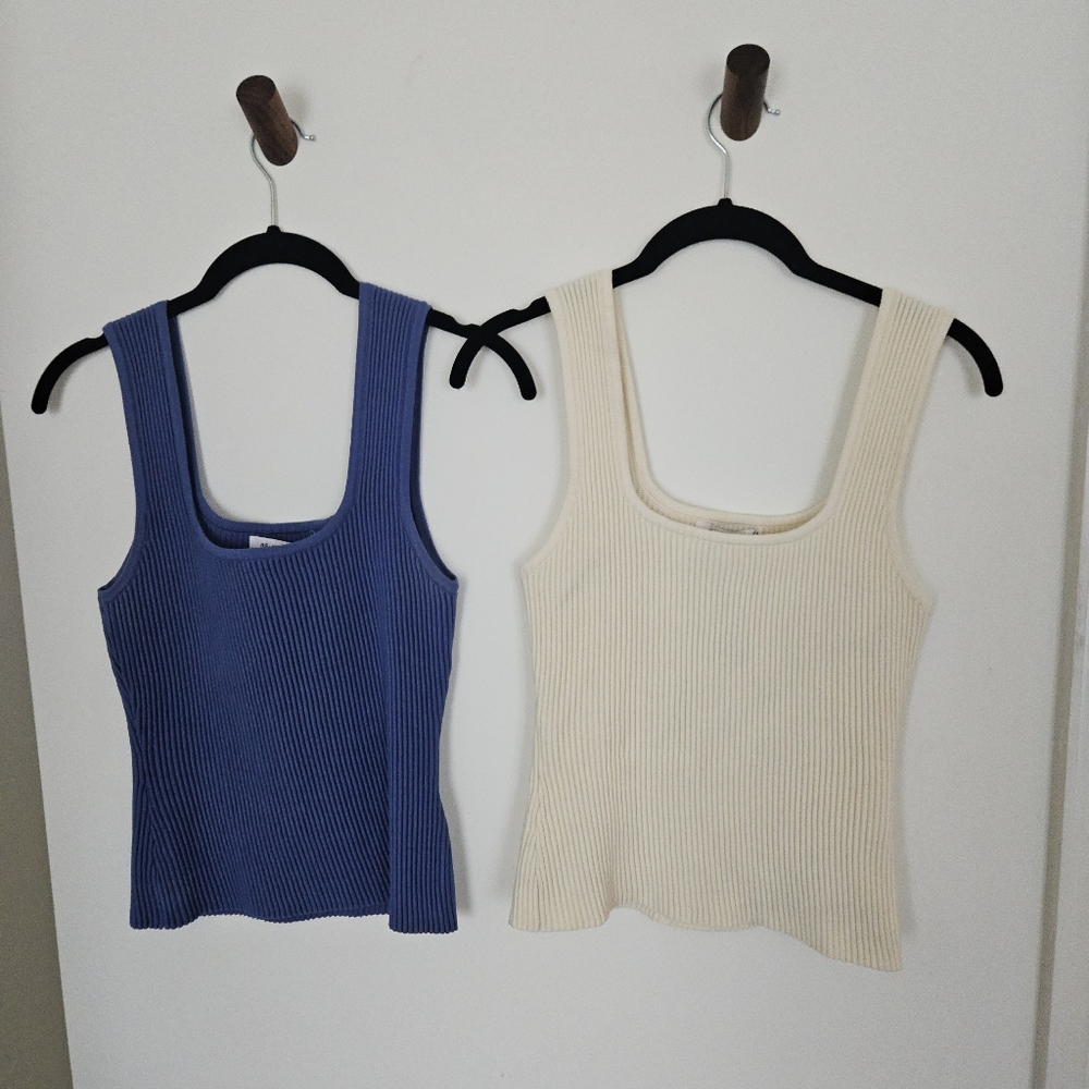 Sculpted Ribbed Tank Top - Picture 5 of 8